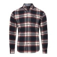 thumbnail image 7 of Chaps Men's and Big Men's Comfort Stretch Flannel Shirt, Sizes S-2XL, 7 of 7