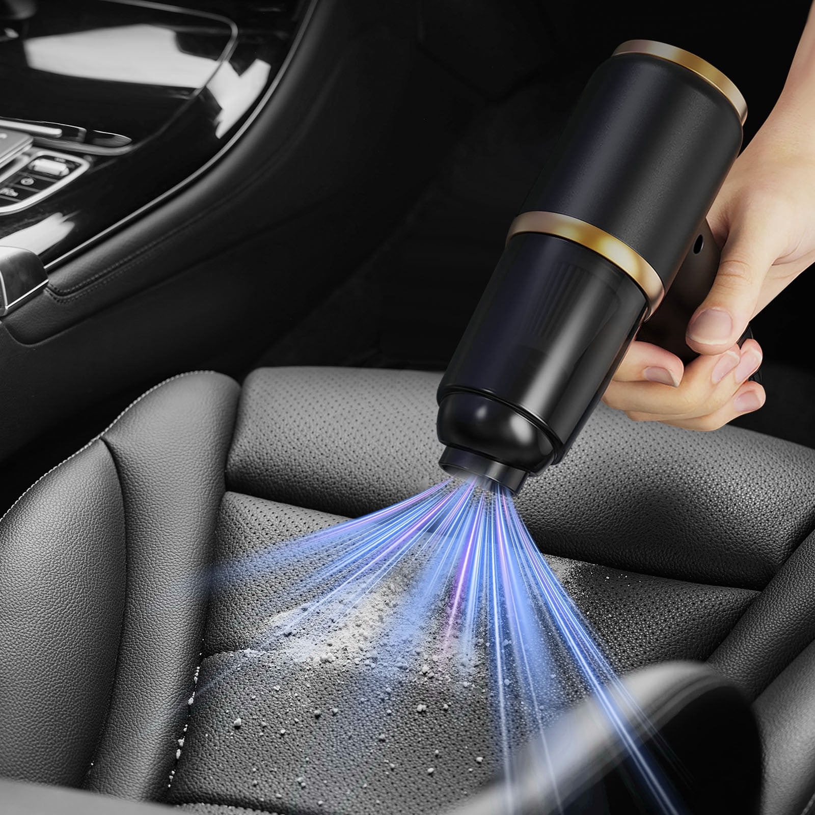 Fuebueo Household Vacuum Cleaners, All-in-one, Lightweight with Powerful Suction, Deep Cleaning Vacuum for Pet Hair Carpet Hard Floors Car,Washable Filter,Gift for Men Dad Father