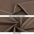 thumbnail image 5 of PiccoCasa Egyptian Cotton Body Pillow Case Zippered Long Pillow Cover 1 Pc Queen Coffee Color 20" x 54", 5 of 7