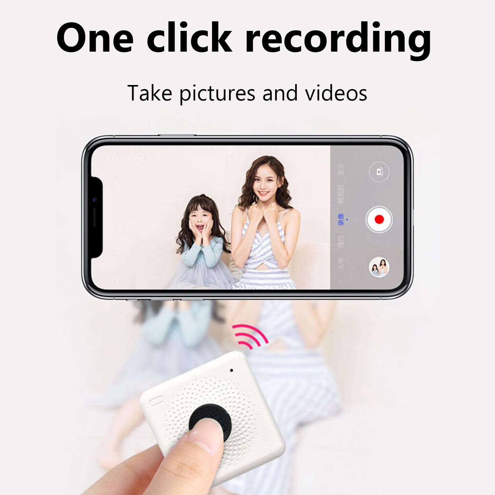 Mini Camera Clicker, Selfie Remote Control for IOS and Photo