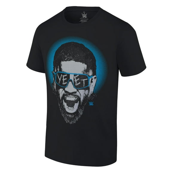 Men's-Ripple Junction  Black Jey Uso Portrait T-Shirt
