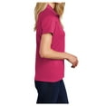 thumbnail image 3 of Yellow Rooster Women's Dri-Mesh Pro Female Polo T-Shirts Pink Raspberry XS, 3 of 6