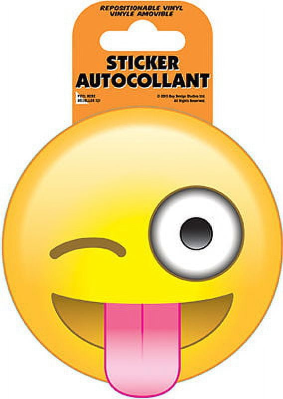 Sticker - Emoji - Wink Tongue Gifts Toys Licensed 92039 - Walmart.ca