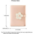 thumbnail image 5 of Small Womens Wallet, Cute Wallet with Small Flower Pattern PU Leather ID Window Trifold Wallet Suitable for Gift Giving, Travel, Shopping and Daily Life, 5 of 7