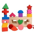 thumbnail image 2 of stanreset Wooden Stacking Train Building Block Toys Kids Cube Activity Toy Educational Wooden Cube Learning Toys, 2 of 6