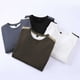 thumbnail image 5 of pstuiky Camisas de manga larga abrigadas para hombre, Sudadera deportiva holgada de manga larga sin capucha de color liso para hombre camisetas de hombre xxxxl, 5 of 8