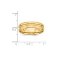 thumbnail image 3 of 14K Yellow Gold Ring Band Wedding Comfort Light Fit Fancy, 3 of 3