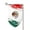 Fillet, variant on Garden Flag Mexican Flag Print Double Sided Small Yard Holiday Garden Flag for Outside Decor 12.5x18 Inch Square