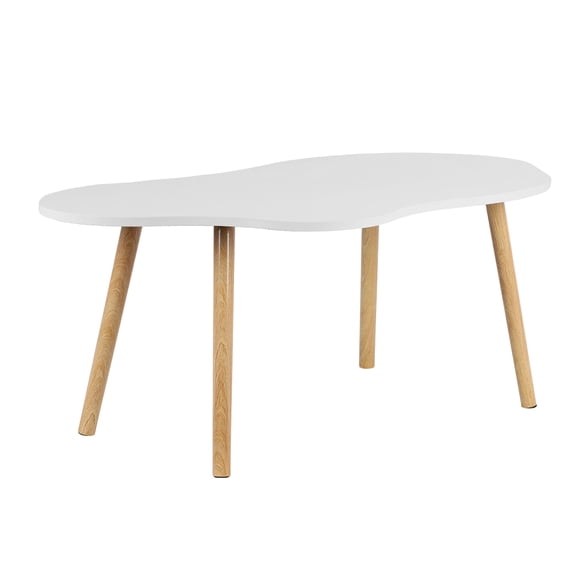 Nuoxin Mid Century Modern Coffee Table Small Tabletop Wood Coffee Desk