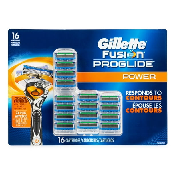Waden Birma Uitleg Gillette® Fusion5? ProGlide® Power Razor Cartridges 16 ct Pack - Walmart.com