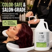 MODA - Moisturizing Conditioner for all Hair Types, Apple, 128 Oz, Professional - Strengthens, Moisturizes, Leaves Hair Soft and Shiny, Adds Volume, Protects Color and Restore
