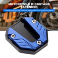 thumbnail image 4 of Extensor De Pata De Cabra Para Motocicleta Almohadilla de soporte de base ampliada universal para moto scooter bicicleta (azul), 4 of 7