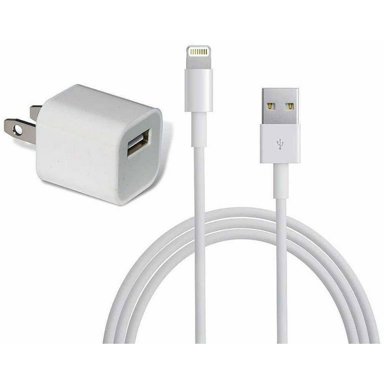 Apple Cube and Lightning Cable, 3', Black 
