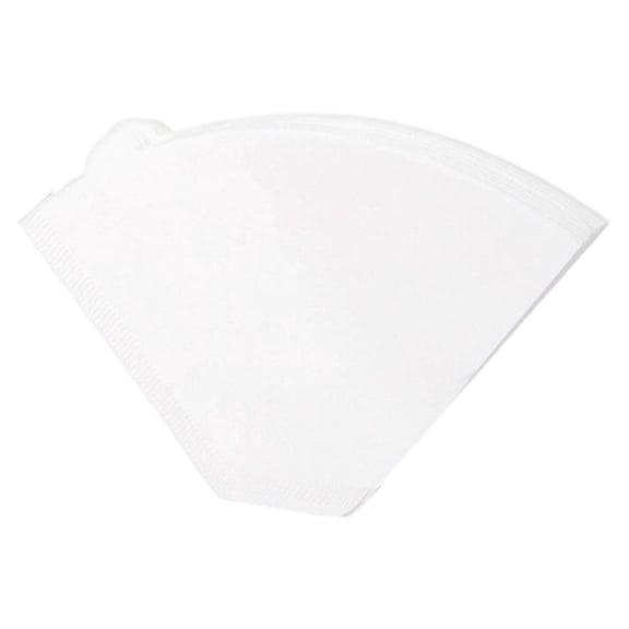 100 Count Coffee Filter 2-4 Cup, Unbleached Natural Coffee Paper Filters Disposable Coffee Filters Paper Fits for Drip and Compatible with Pour Over Coffee Maker, White