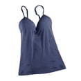 thumbnail image 2 of Camisola Sexy Sunnimix Con Tirantes Ajustables y Sujetador Incorporado para Mujer Talla Única Color Azul Marino, 2 of 6