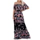 thumbnail image 1 of Vestidos Para Mujer Maxi Vestido Sin Tirantes Elasticidad Estampado Tubo Tops Casual Erógeno Fuera Del Hombro Vestido de Vacaciones Odeerbi ODB165930, 1 of 8