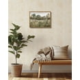 thumbnail image 6 of Drsoum Landscape Framed Canvas Wall Art Vintage Classical Wilderness Prints Kitchen Bathroom Office Decor 12x16in Natural Framed, 6 of 7