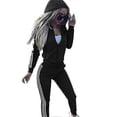 thumbnail image 4 of Womens 2 Pcs Athleisure Sports Wear Tracksuit Hoodie Pants Set, 4 of 5