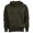 Dark Olive, variant on Tee Jays Mens Fashion Zip Hooded Sweatshirt