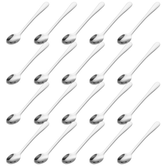 10/20 Pcs Mini Spoons Stainless Steel Tiny Spoons Practical Mini Condiment Spoons Multifunctional Small Spoons for Salt Sugar Honey Spices Dessert