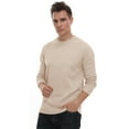 thumbnail image 2 of GIRUNS Men's Crewneck Sweater Soft Casual Sweaters for Men Classic Pullover Sweaters with Ribbing Edge, 2 of 5