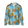 thumbnail image 2 of Lsque Sunflowers UPF 50+ Lightweight Sun Protection Men's Women's Long Sleeve Shirt, Hoodie Performance -XX-Large, 2 of 9