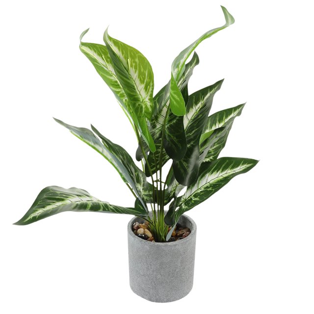CRILSTYLEO Plantas Falsas En Maceta Con Estilo Para De Oficina Y Hogar