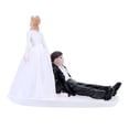 thumbnail image 4 of Adorno para tartas Anself de resina sintética para novia y novio, 4 of 7