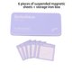 thumbnail image 1 of Single Layer Lash Extension Display Box Pallet Storage Box For Individual Suspended Magnetic Sheets Eyelash Protection Box, 1 of 5