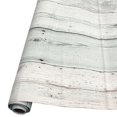 thumbnail image 2 of Rewera 45 cm x 12 m Papel Pintado Autoadhesivo para el Hogar Fondo Impermeable Engrosado Etiqueta de la Pared para Dormitorio Dormitorio Gris Lago Verde Grano de Madera, 2 of 8