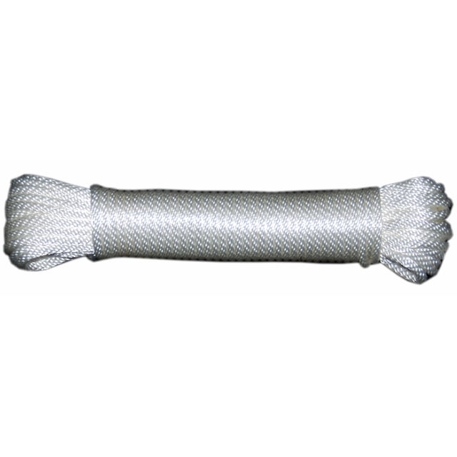 T.W Evans Cordage Co. 44-053 5/32-Inch Solid Braid Nylon Rope 50-Feet Hank