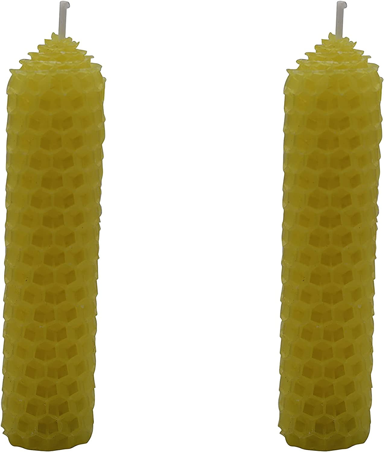 4 Inches 100 Pure Natural Handmade Beeswax Hand Rolled