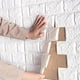 thumbnail image 2 of 10pcs Self Adhesive 3D Brick Tile Sticker Wallpaper, Waterproof Foam Brick Wall Panels, Fireplace Bedroom TV Wall Stickers -35cmx38.5cm, 2 of 5