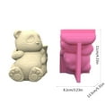 thumbnail image 5 of Milue Pen Holder Flower Pot Mold Backbasket Panda Resin Mold Succulent Planter Mold, 5 of 11