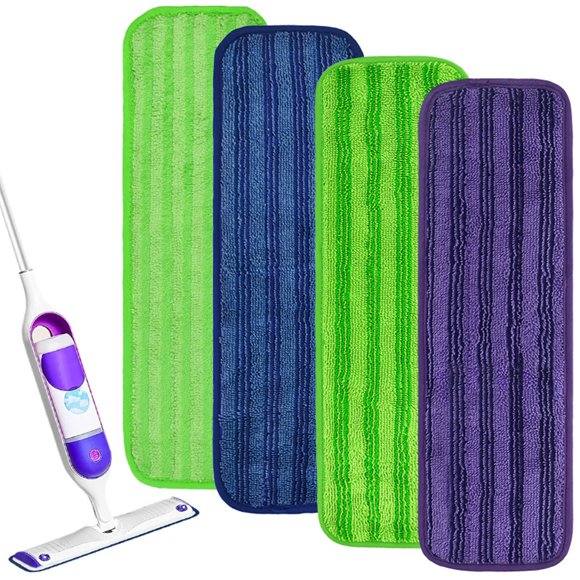 WIFKLSIIPG s'Adapte au Chiffon de Vadrouille en Microfibre PowerMop, Tampon de Remplacement, Tête de Vadrouille Plate, Accessoires