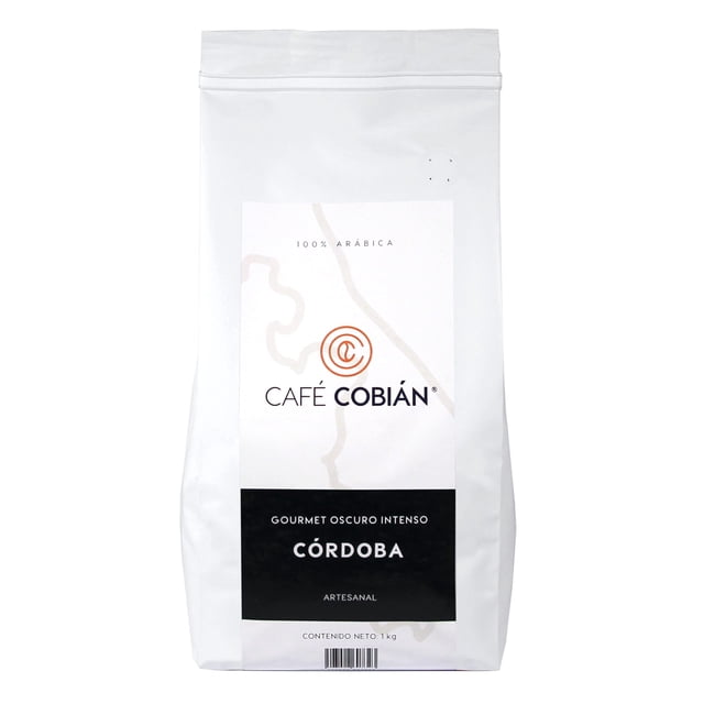 Café Cobián | Café de Córdoba 1kg en Grano | Tueste Francés, oscuro intenso