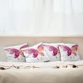 thumbnail image 3 of Ambesonne Pink Throw Pillow Cover 4 Pack, Butterfly with Wings, 20", Fuchsia Salmon and Pink, 3 of 6