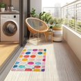 thumbnail image 4 of Yayeee Doormat for Indoor Entrance 32" x 20" Non Slippery Floor Rug, Colorful Circles, 4 of 8