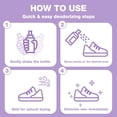 thumbnail image 4 of Air Jungles Lavender Shoe Deodorizer Spray 2 fl oz Pack of 2 Odor Eliminator for Sneakers, Boots, Gym Bag, Footwear Freshener, 4 of 8