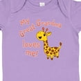 thumbnail image 4 of Inktastic My Great Grandma Loves Me Cute Giraffe Boys or Girls Baby Bodysuit, 4 of 5