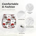 thumbnail image 4 of Balery Rabbit And Hedgehog Pantalones cortos deportivos para mujer con forro y dos bolsillos, elásticos, para entrenamiento, gimnasio, yoga-X-Large, 4 of 7
