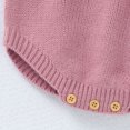 thumbnail image 5 of Baby Bodysuits Clothes Casual Solid Sleeveless Knit Newborn Infant Kids Girls Onesie 0-18m Toddler One Pieces Jumpsuits Outfits, 5 of 5