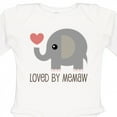 thumbnail image 4 of Inktastic Loved by Memaw Grandchild Boys or Girls Long Sleeve Baby Bodysuit, 4 of 5