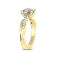 thumbnail image 4 of 2 Carat IGI Certified Emerald Shape Lab Grown Diamond Engagement Ring | 14K Yellow Gold | Twisted Vine Lab Diamond Ring | FG-VS1-VS2 Quality Friendly Diamonds, 4 of 5