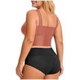 thumbnail image 6 of SPZTSX Plus Size Support Wireless Bras for Women Longline Wide Strap Breathable Comfort Seamless Everyday Sports Underwear, 6 of 8