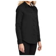 thumbnail image 4 of Yellow Rooster Womens Long Sleeve Easy Care Shirt Black/Light Stone XS, 4 of 6