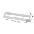 thumbnail image 3 of Btomtd No Punch Wall Mounted Slipper Rack Bathroom Toilet Shoe Storage Shelf for Drying, White, 3 of 6