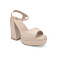 thumbnail image 1 of Sandalia con Tacón Exterior Sintético Color Beige&nbsp; Para Mujer De RBCOLLECTION, 1 of 3