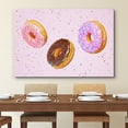 thumbnail image 2 of wall26 Canvas Print Wall Art Neon Strawberry Chocolate Sprinkle Donuts Food &amp; Cooking Kitchen Photography Realism Decorative Scenic Rustic Zen Calm Colorful for Living Room, Bedroom, Office - 32&, 2 of 5