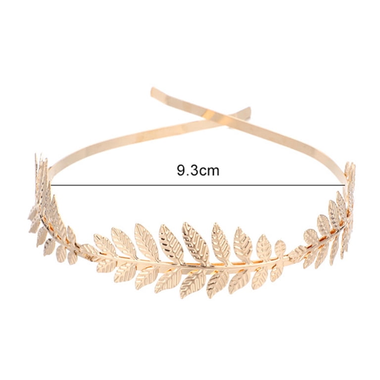 Gold Leaf Branch Hair Band, Goddess Crown Headband Bridal  display picture 1